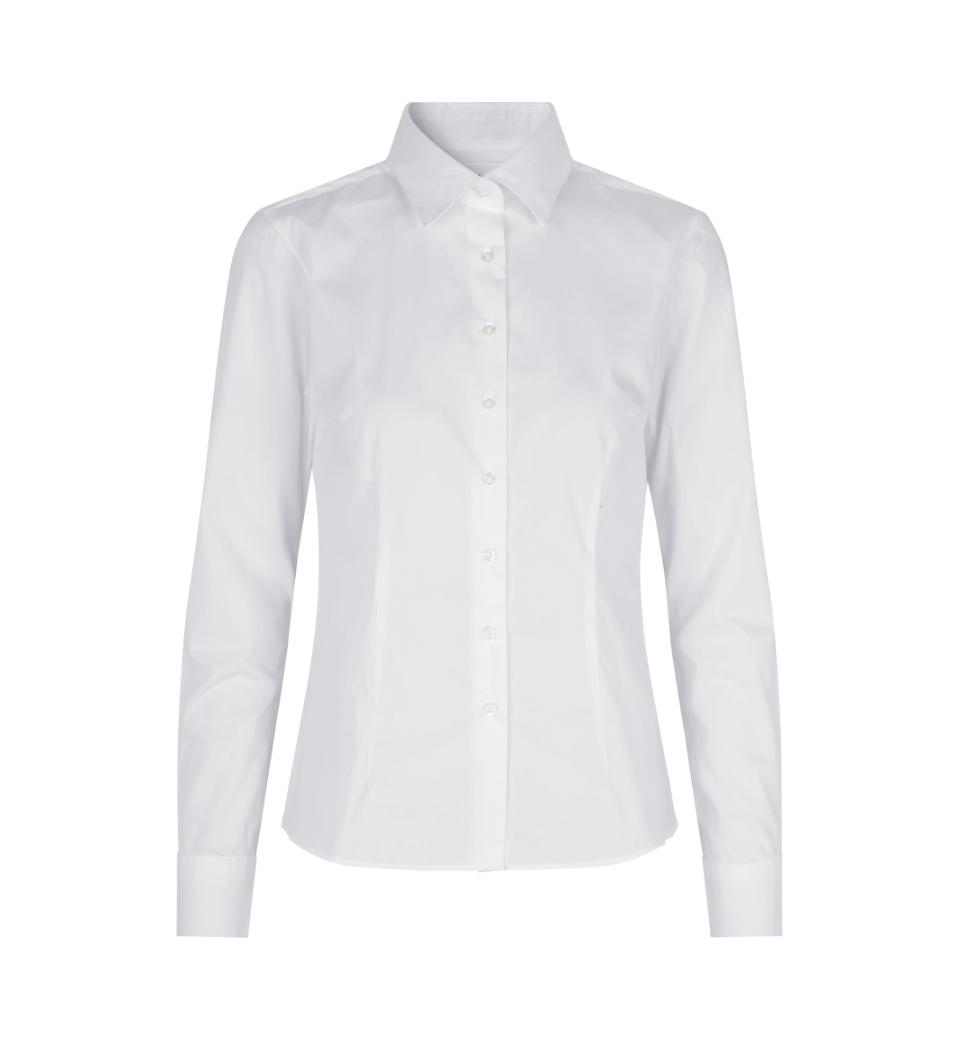 D.Bluse, 1/1 Arm, modern fit, Poplin SS710, Seven Seas