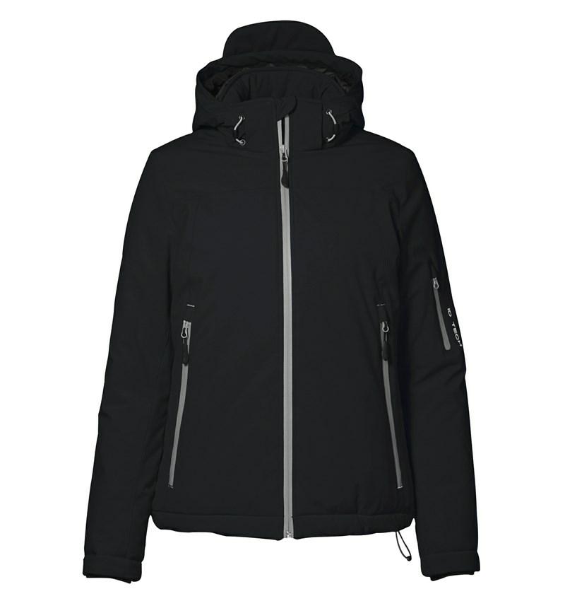 D.Softshell-Winterjacke mit Kapuze, ID 0899