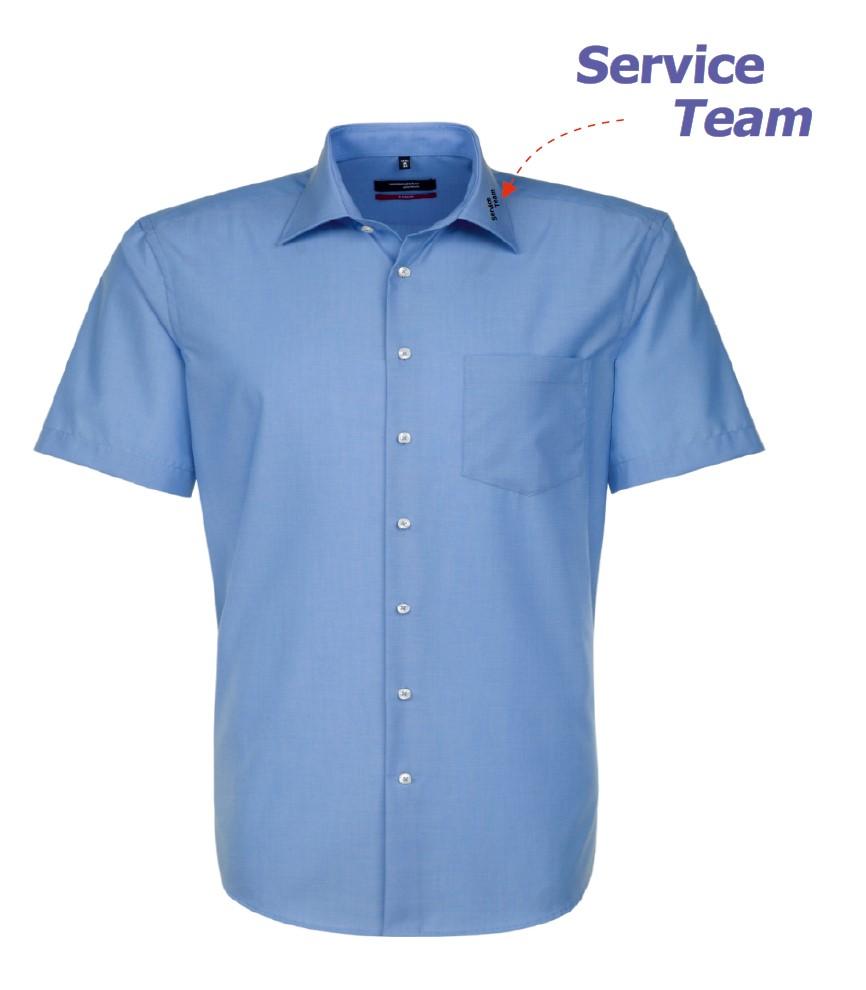 H.Hemd Seidensticker 3001, halber Arm, Einst. "Service Team"